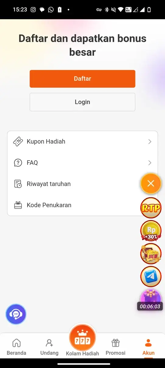 OKJKT APK Live Casino Interface
